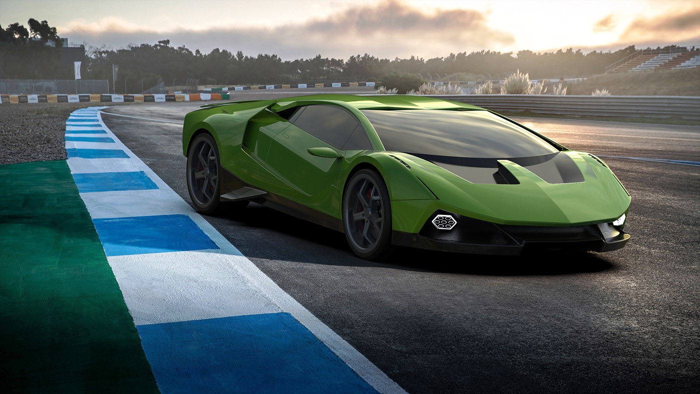Lamborghini “Evoluzione Concept” Blends Huracan With Essenza SCV12 Design  Cues - autoevolution