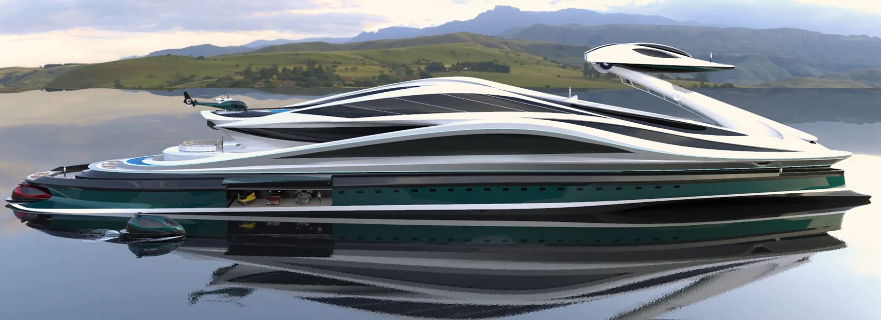 Lazzarini's Avanguardia, the Crazy Swan-Shaped Megayacht With Its