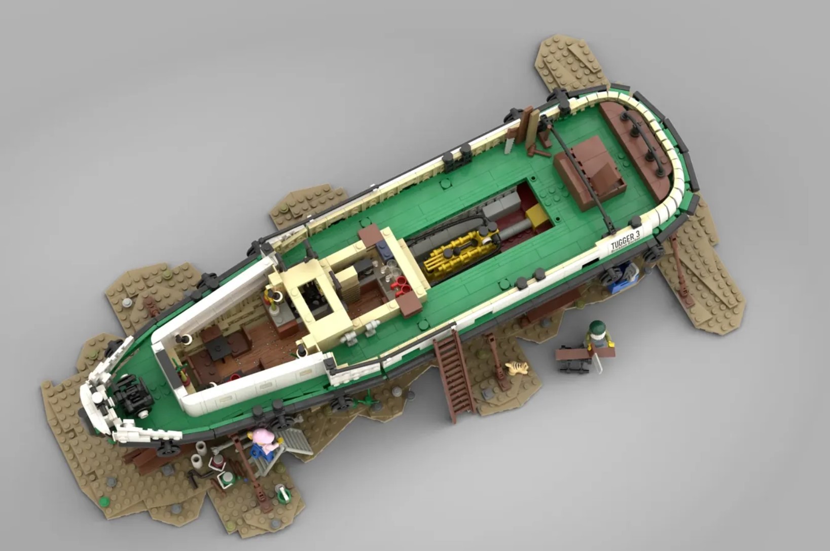 LEGO Ideas Tugboat Will Let You Live Your Sea Dog Dreams - autoevolution