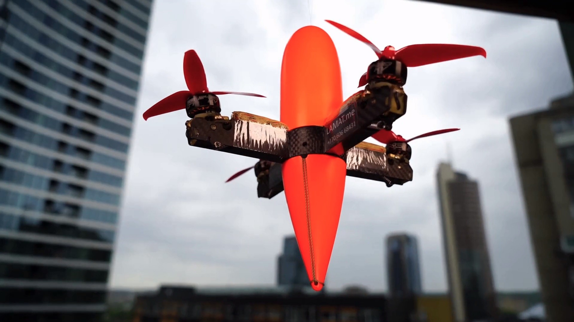 Lightweight but Powerful Drone Interceptor Catches Small UAVs in