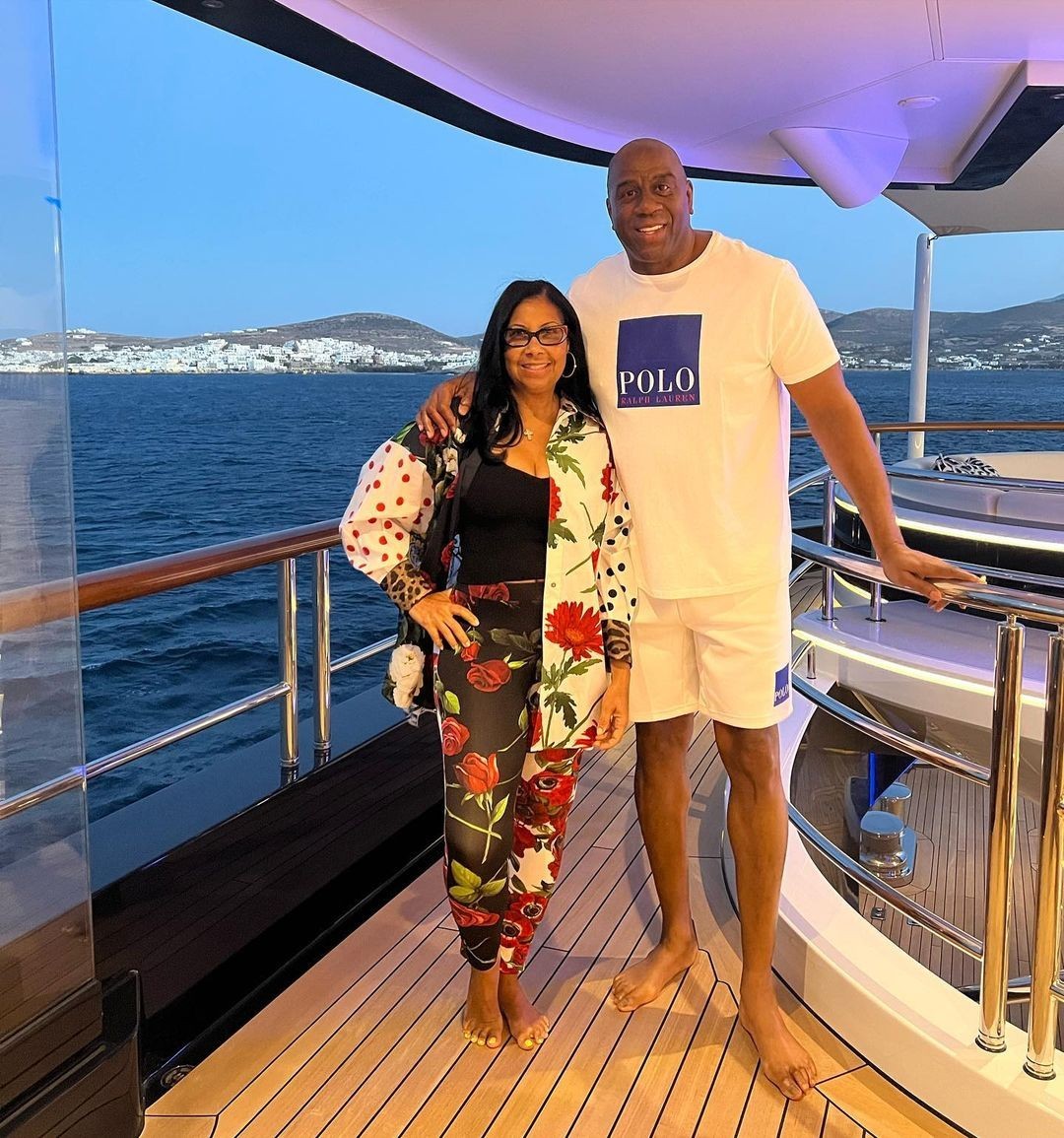 Magic Johnson and LL Cool J Enjoy Trip to Greece on $150 Million Yacht ...