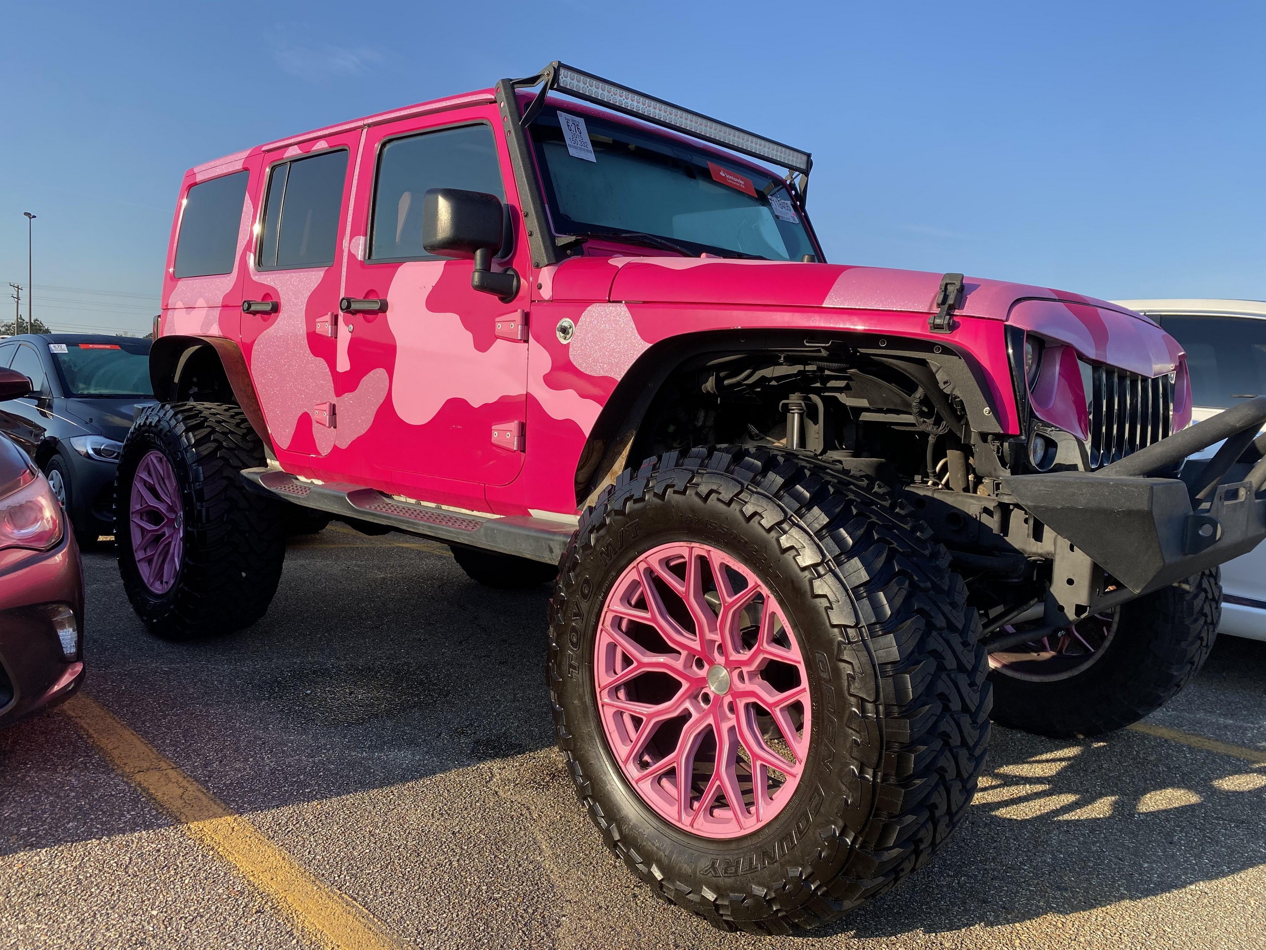Make Up Your Mind, Bro, Do You Want Your Pink-Camo'd Jeep Wrangler to Be  Seen or Not? - autoevolution