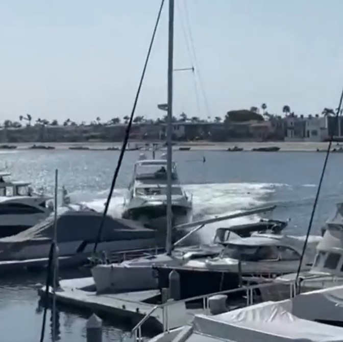man steals yacht newport beach