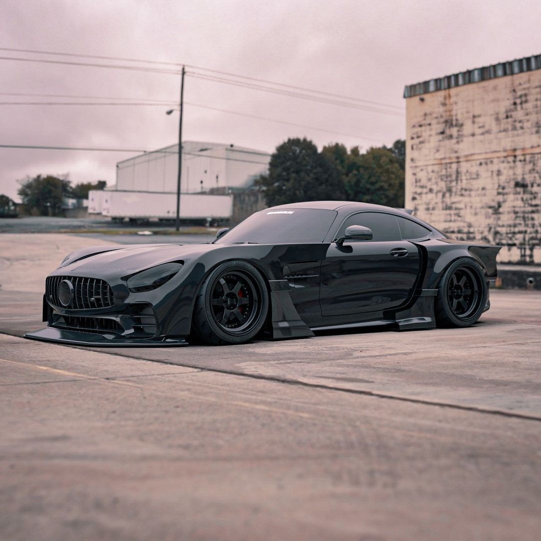 Mercedes-AMG GT CGI Prop Gives New Meaning to the Term 'Murdered-Out ...