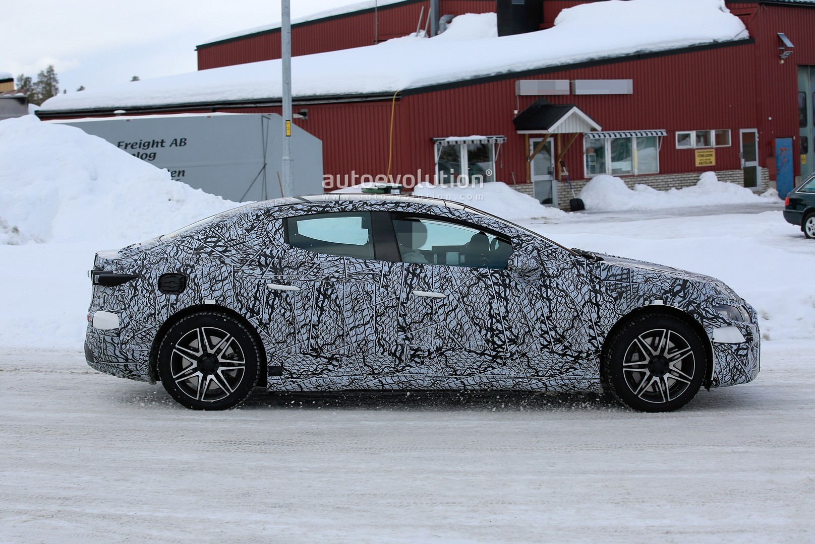 Mercedes EQE Makes Spyshots Debut, Looks Like a Chubby Coupe ...