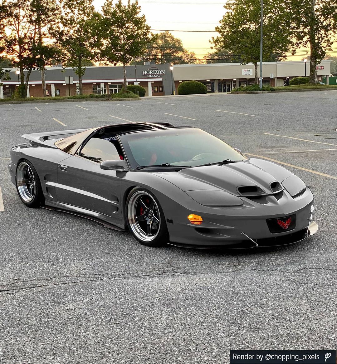 Mid-Engined Pontiac Firebird Trans Am Looks Like Acura NSX Rival in This Re...