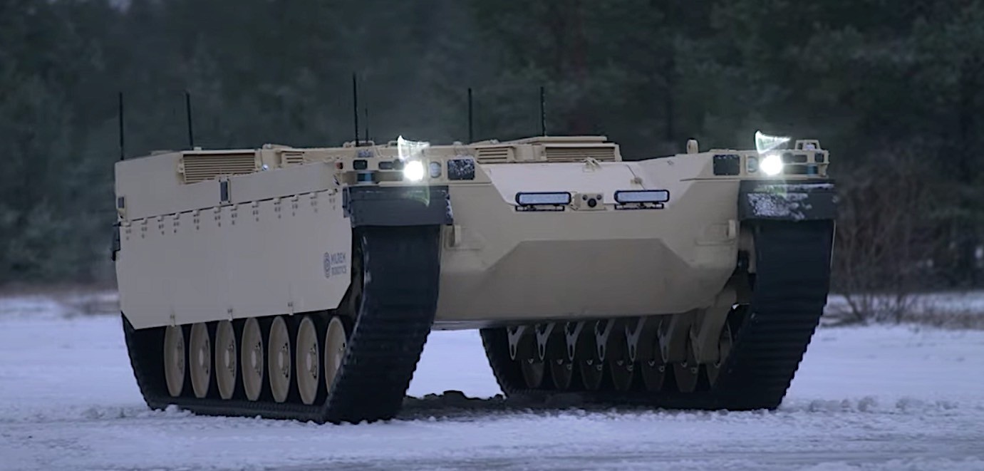 Milrem Type-X Is a Battle Tank's Best Autonomous Friend, Passes
