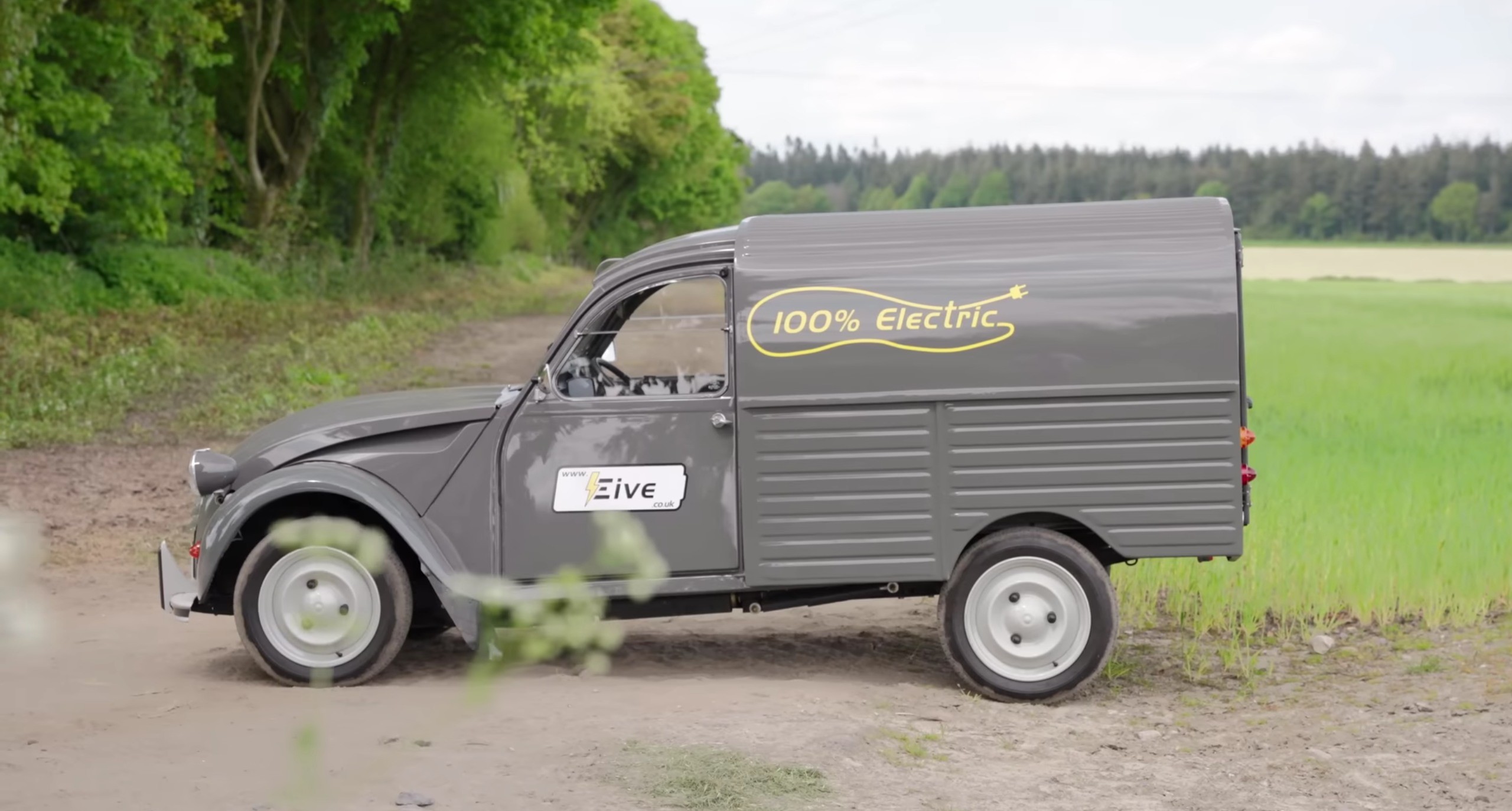 Check out this all-electric Citroen 2CV van