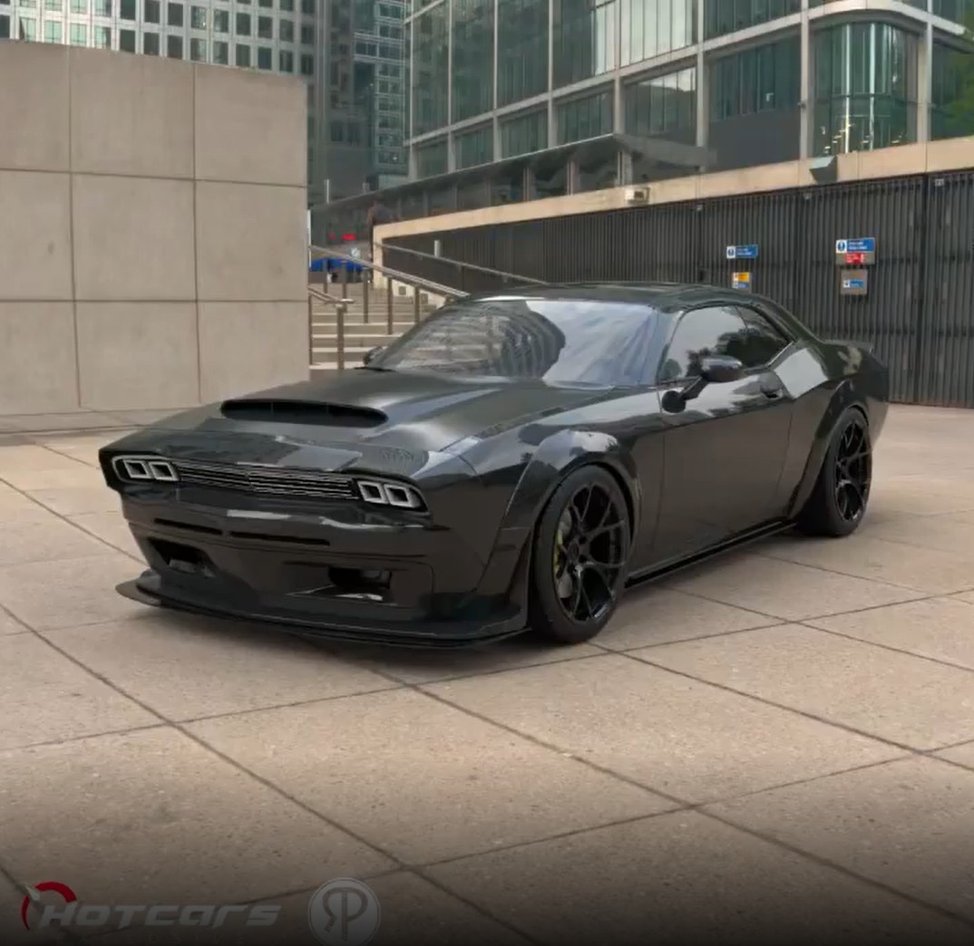 Modern Plymouth Road Runner Digitally Relates to Challengers Instead of