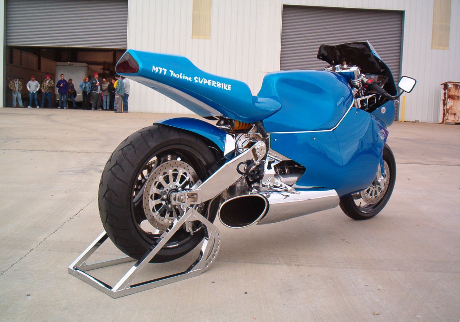 MTT Y2K: The Insane Motorcycle Powered by a Rolls-Royce Helicopter