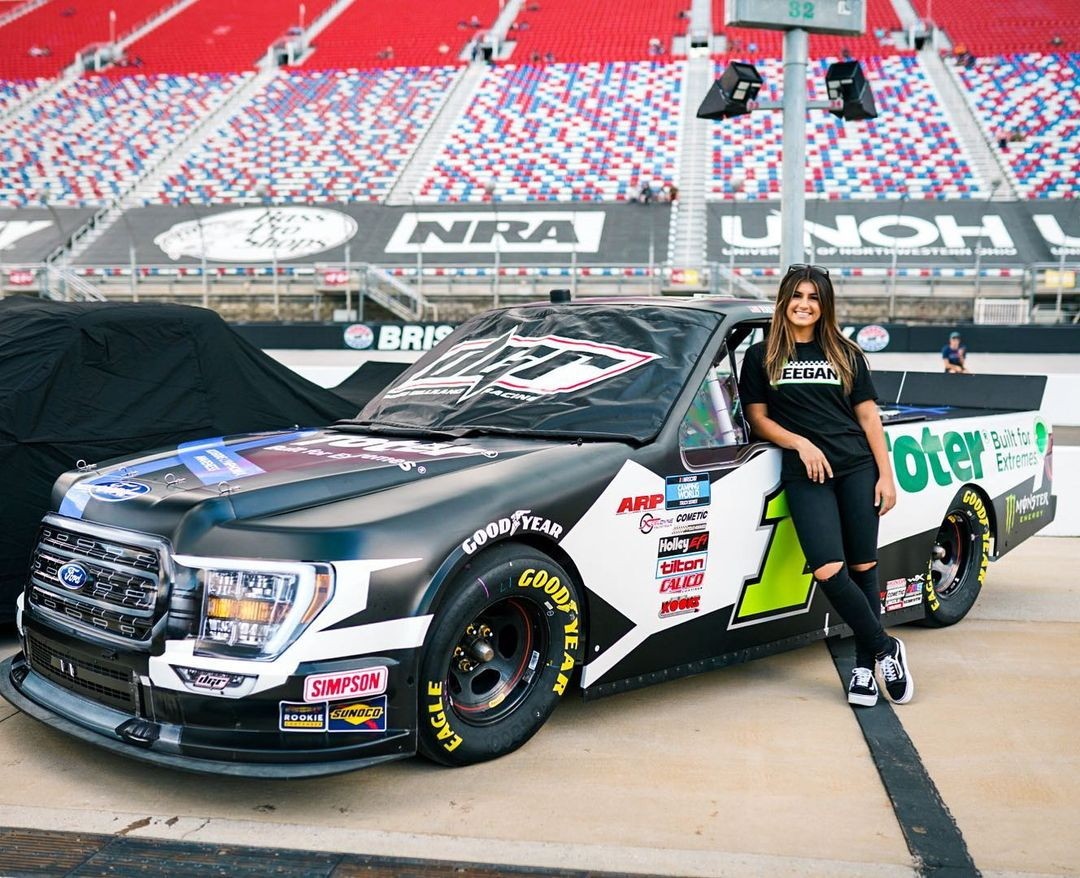 NASCAR Rising Star Hailie Deegan Shows Off Her Ford Truck, Ahead of