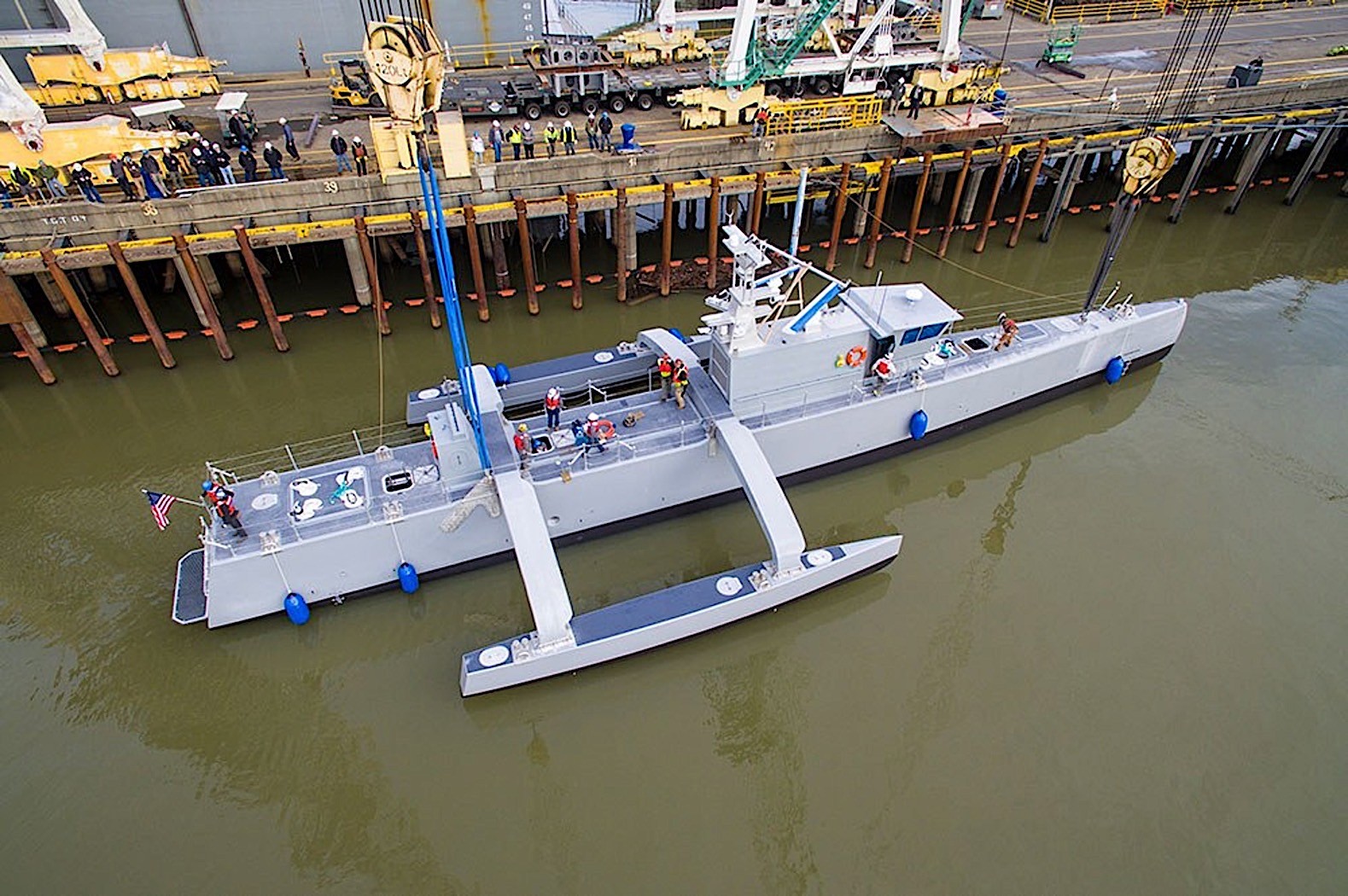 Streng Rådne Syd Navy's First Drone Ship Unit, Unmanned Surface Vessel Division One, to  Field Sea Hunter - autoevolution