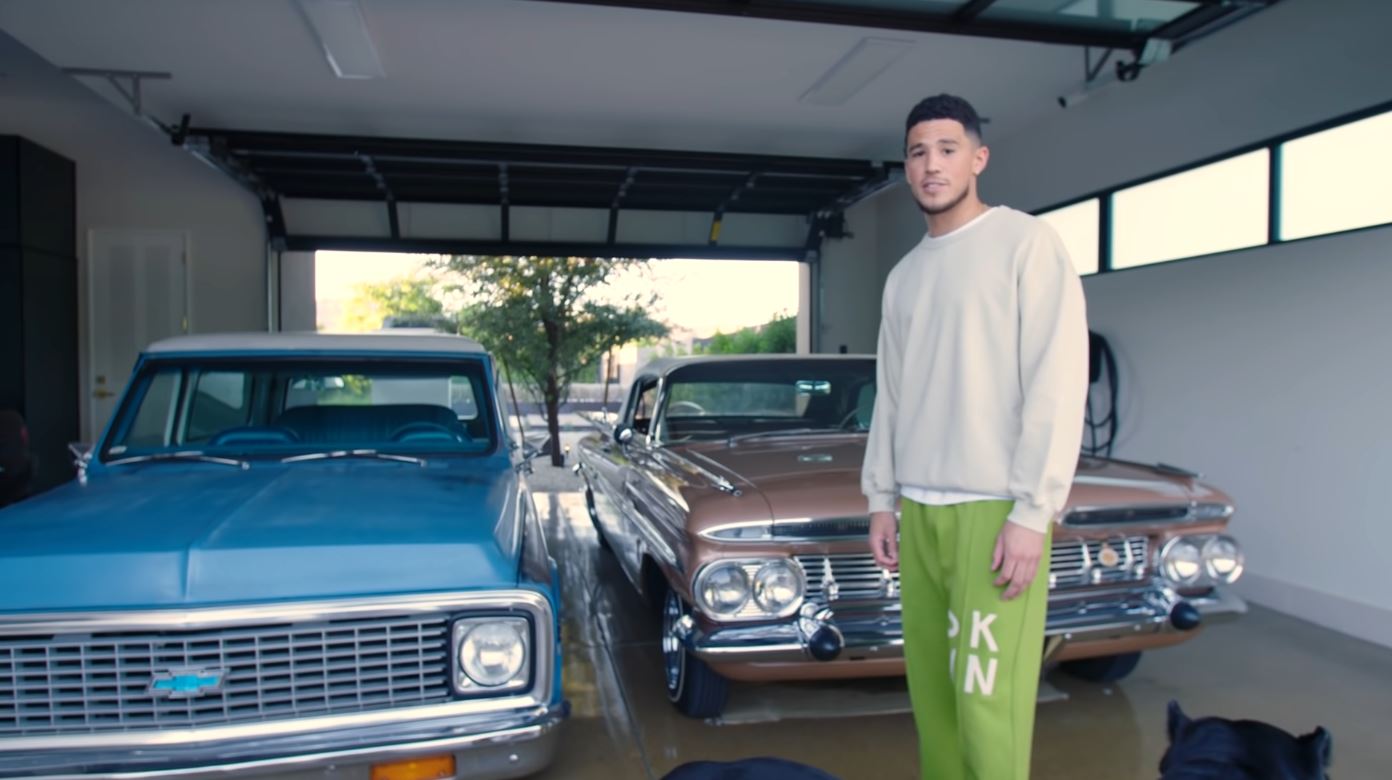 NBA Star Devin Booker Shows Off His Incredible Classic Car Collection