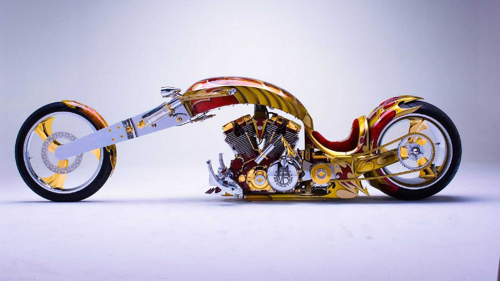 Nehmesis The Yamaha Road Star Chopper Dripping In Gold And Shamelessness Autoevolution