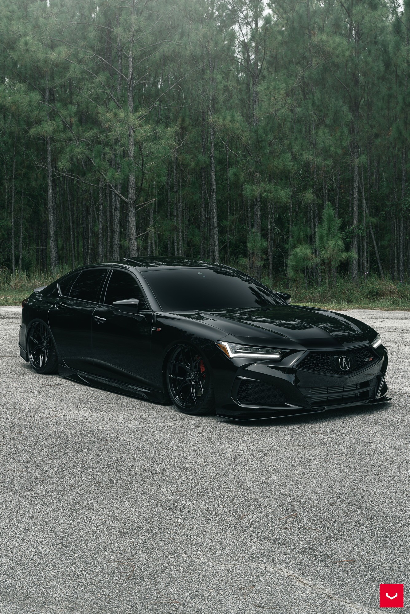 blacked out