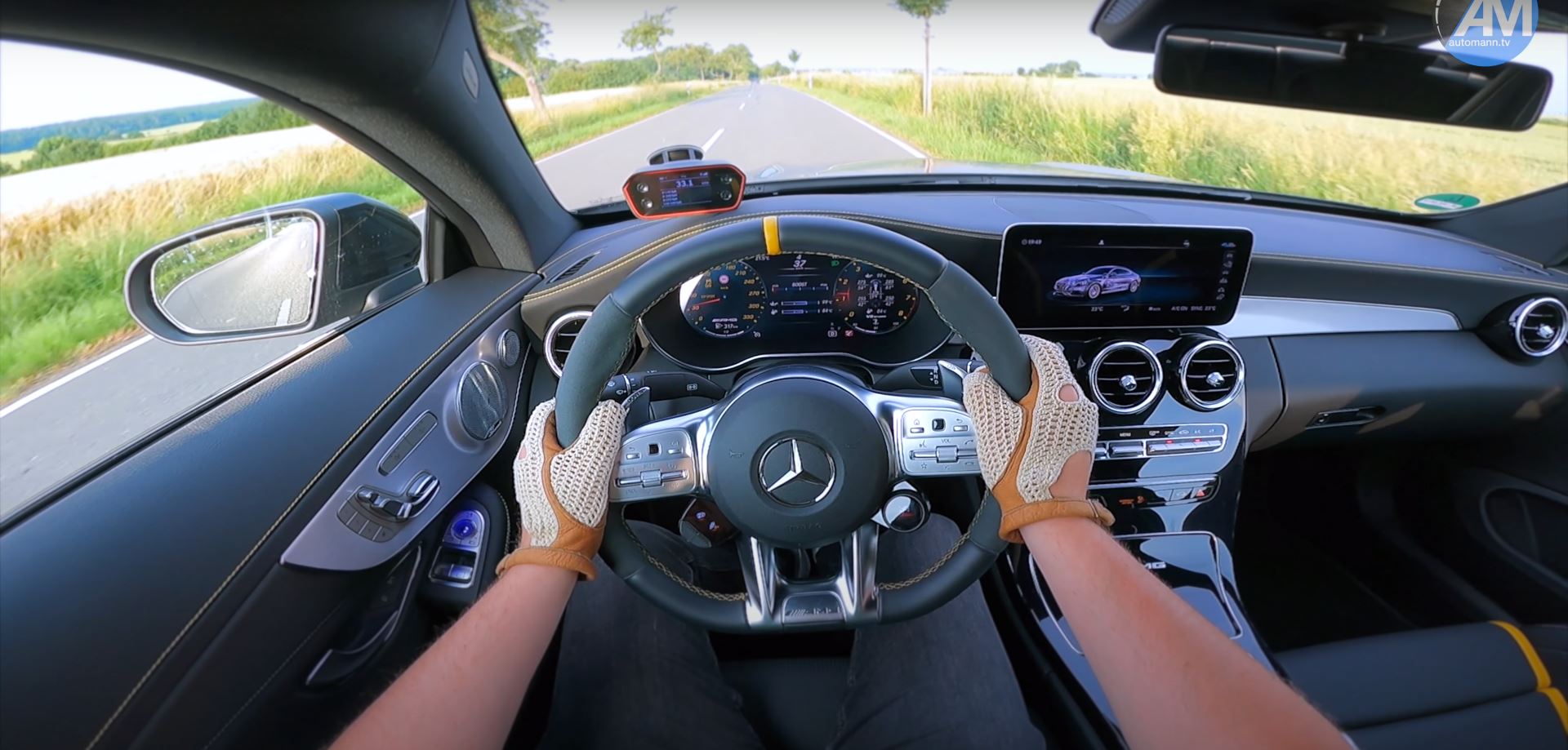 New Mercedes-AMG C63 S Coupe Does an Autobahn Top Speed Run, Doesn't 200 MPH autoevolution