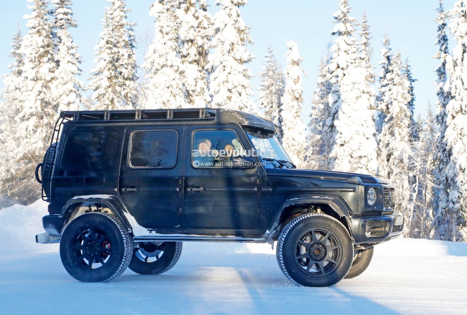 New Mercedes Benz G Class 4x4 Squared Is Almost Here Looks Majestic In The Snow 10 