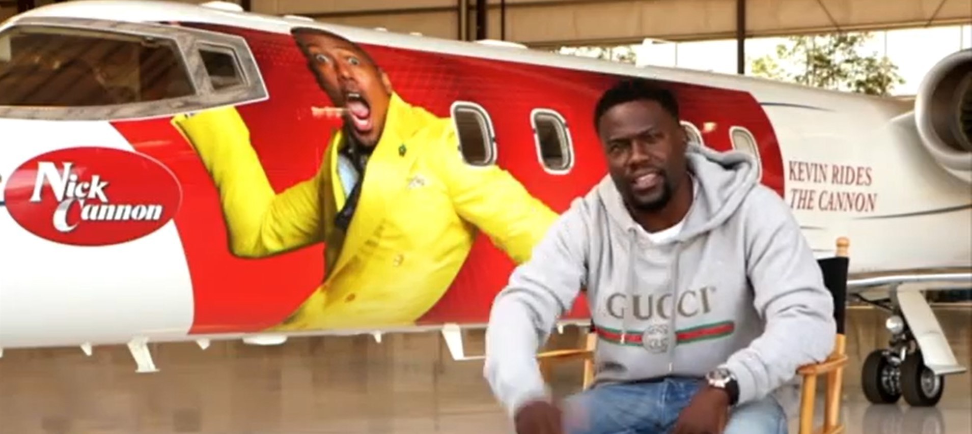 Nick Cannon Pranks Kevin Hart by Wrapping His Face On the Actor's ...