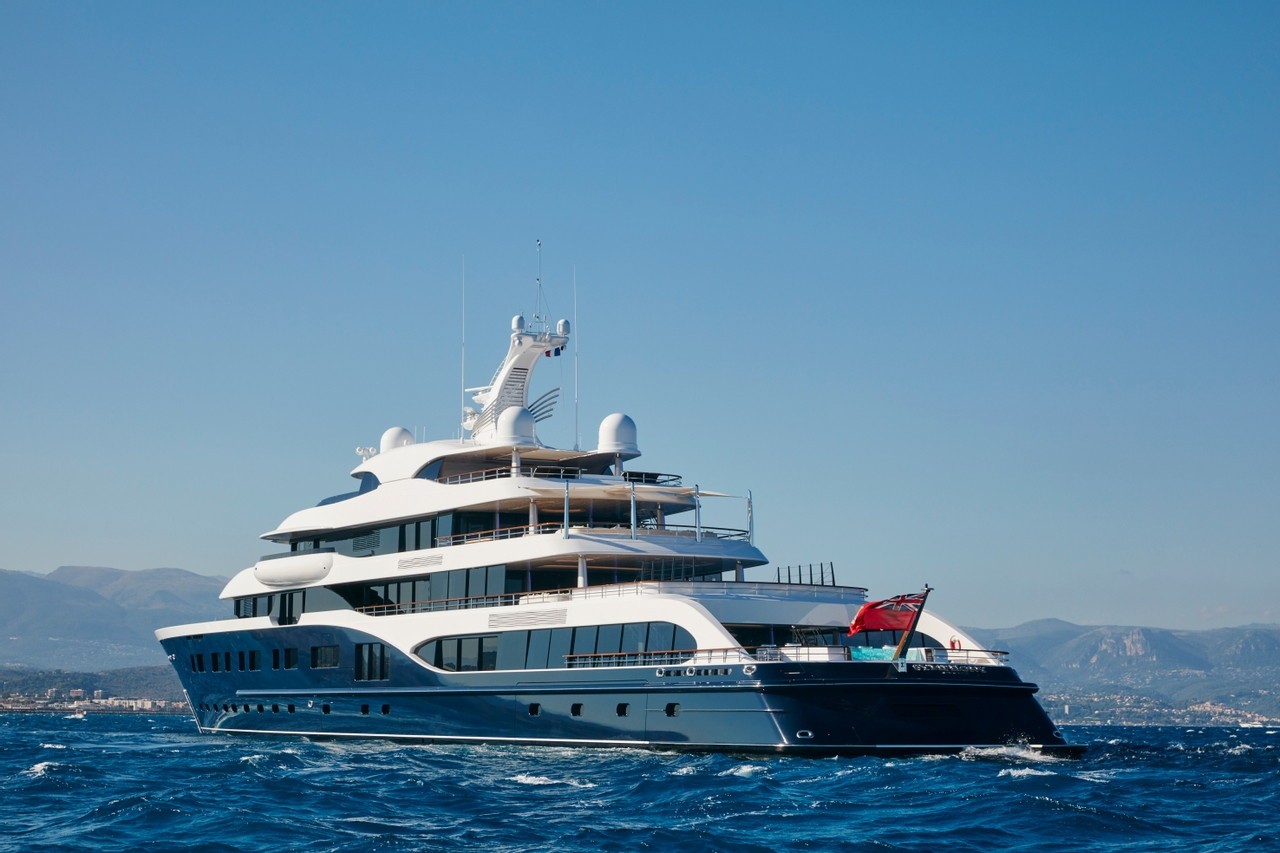 The most stunning features of Bernard Arnault's $150 million superyacht -  Known as the Louis Vuitton boss' summerhouse on the sea, the vessel is  longer than two Olympic sized swimming pools it