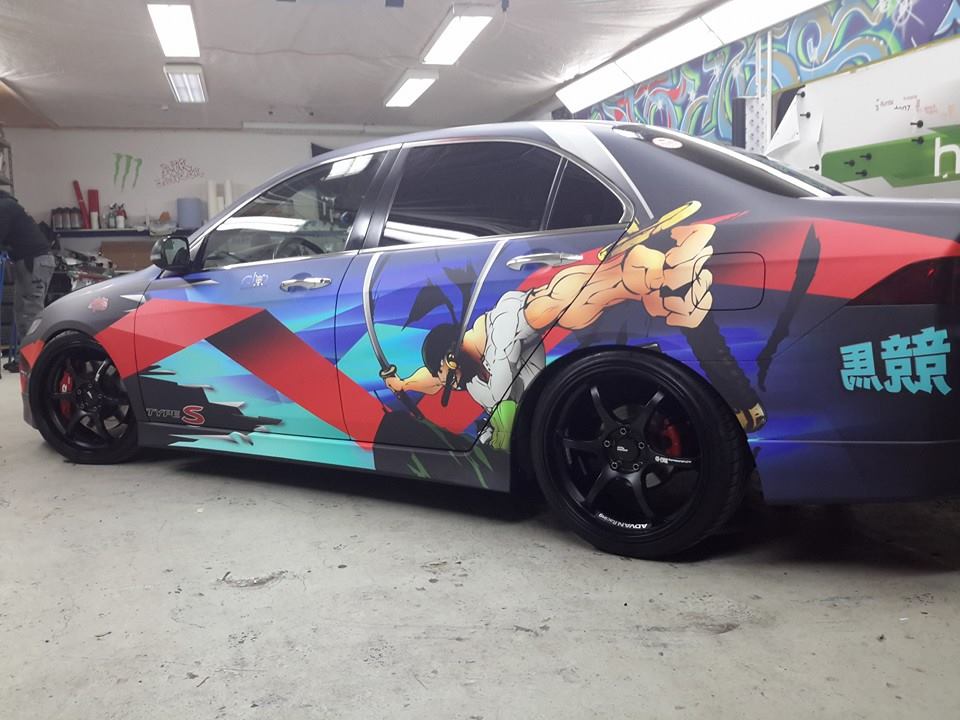 One Piece Themed Honda Accord Is an Anime Geek Kind of Cool - autoevolution