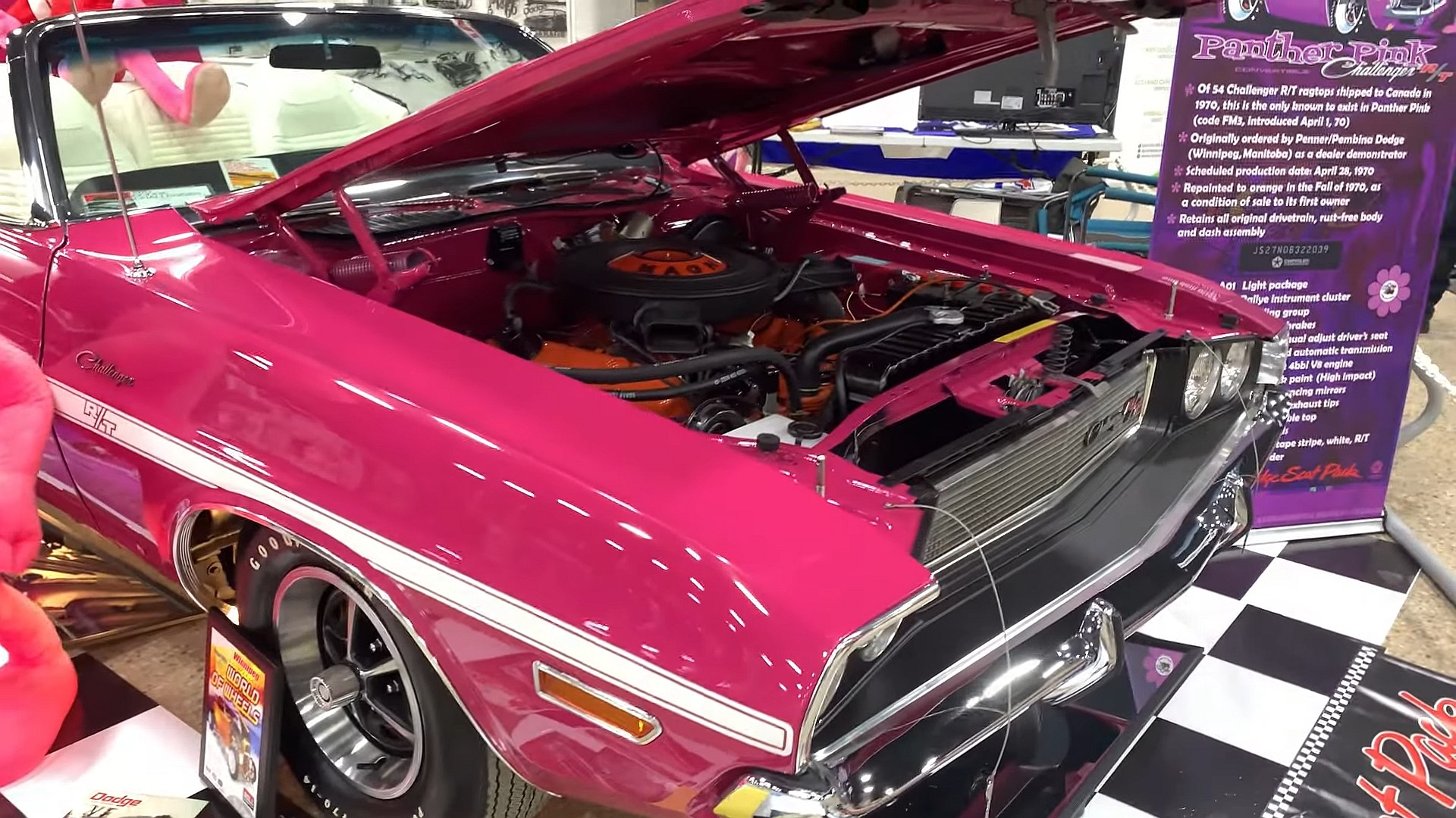 1970 Dodge Challenger restored to Panther Pink in time for