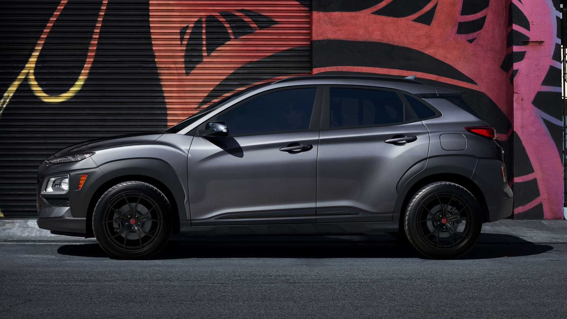 Party in Chalk White With the 2021 Hyundai Kona Night Edition ...