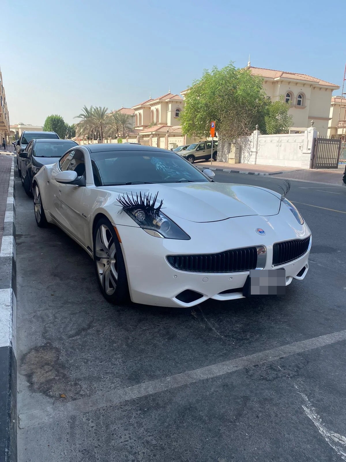 People Are Still Putting Eyelashes on Cars, Fisker Karma Falls Victim to  the Kitschy Trend - autoevolution