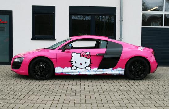 Pink Audi R8 V10 Hello  Kitty  Loves You autoevolution