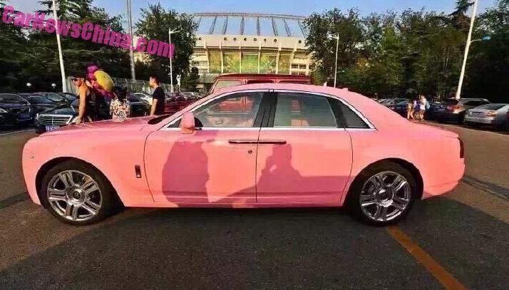 Rolls-Royce made a pink Ghost, SiouxlandProud, Sioux City, IA