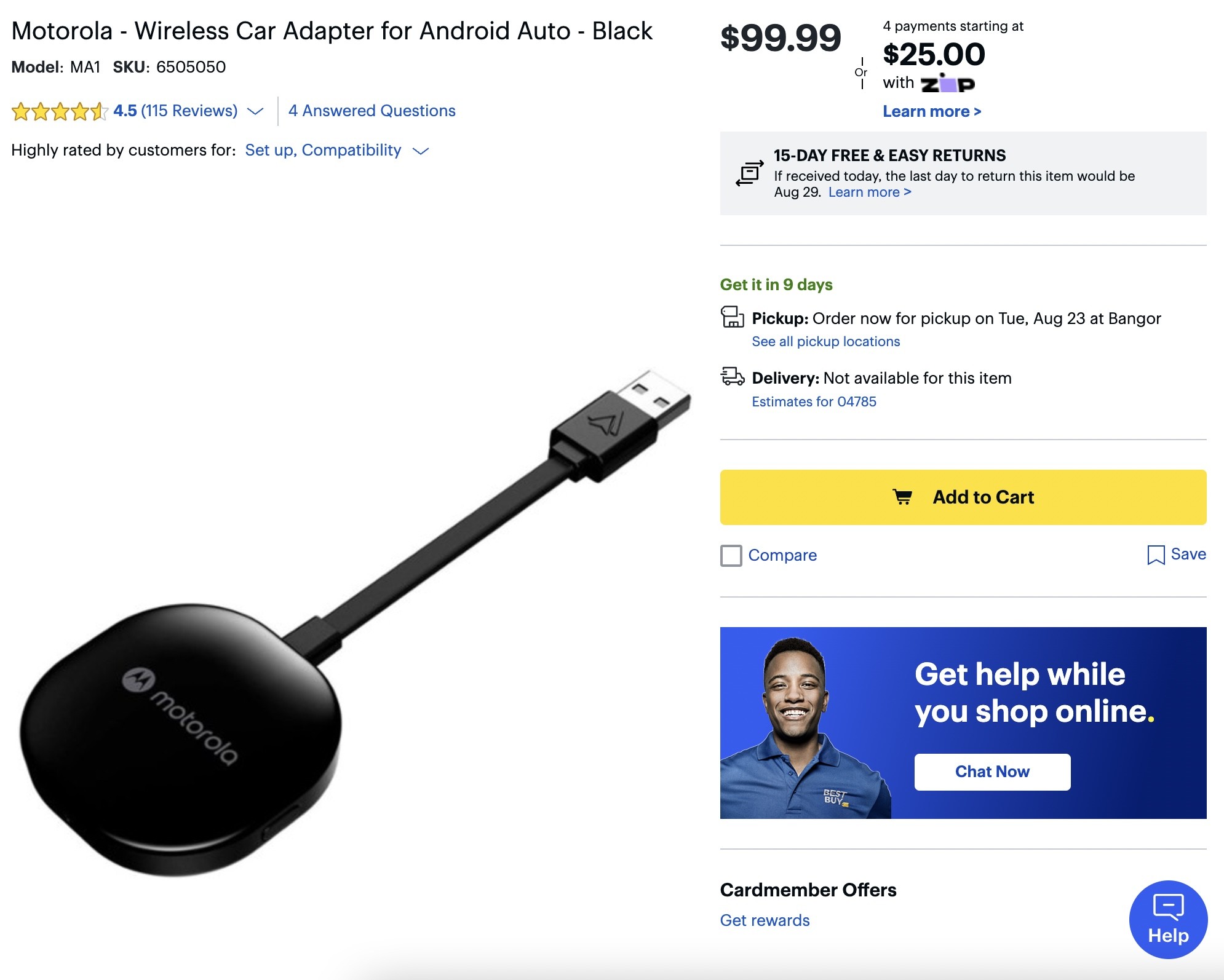 Popular Android Auto Wireless Adapter Now More Expensive Because