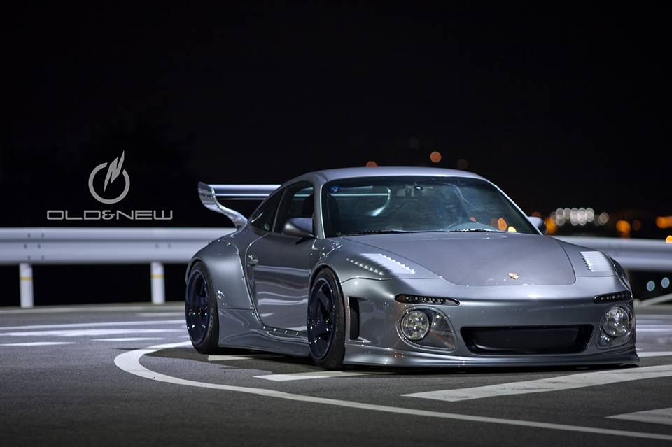 Porsche 911 (997) Gets the 935 Slant Nose Visual Treatment From Old & New - autoevolution