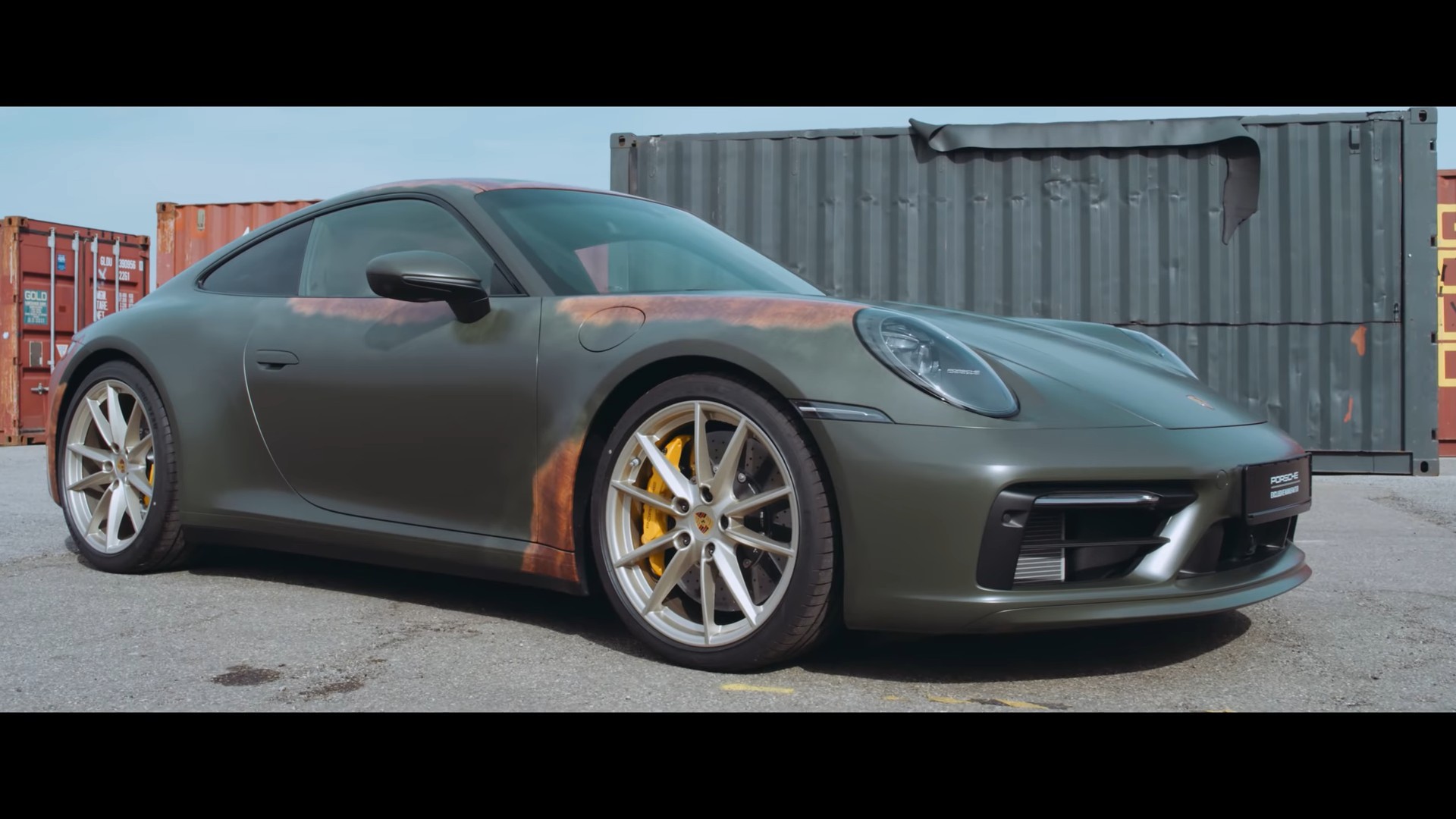 Porsche worth £80k spray painted with 'show off' as supercar