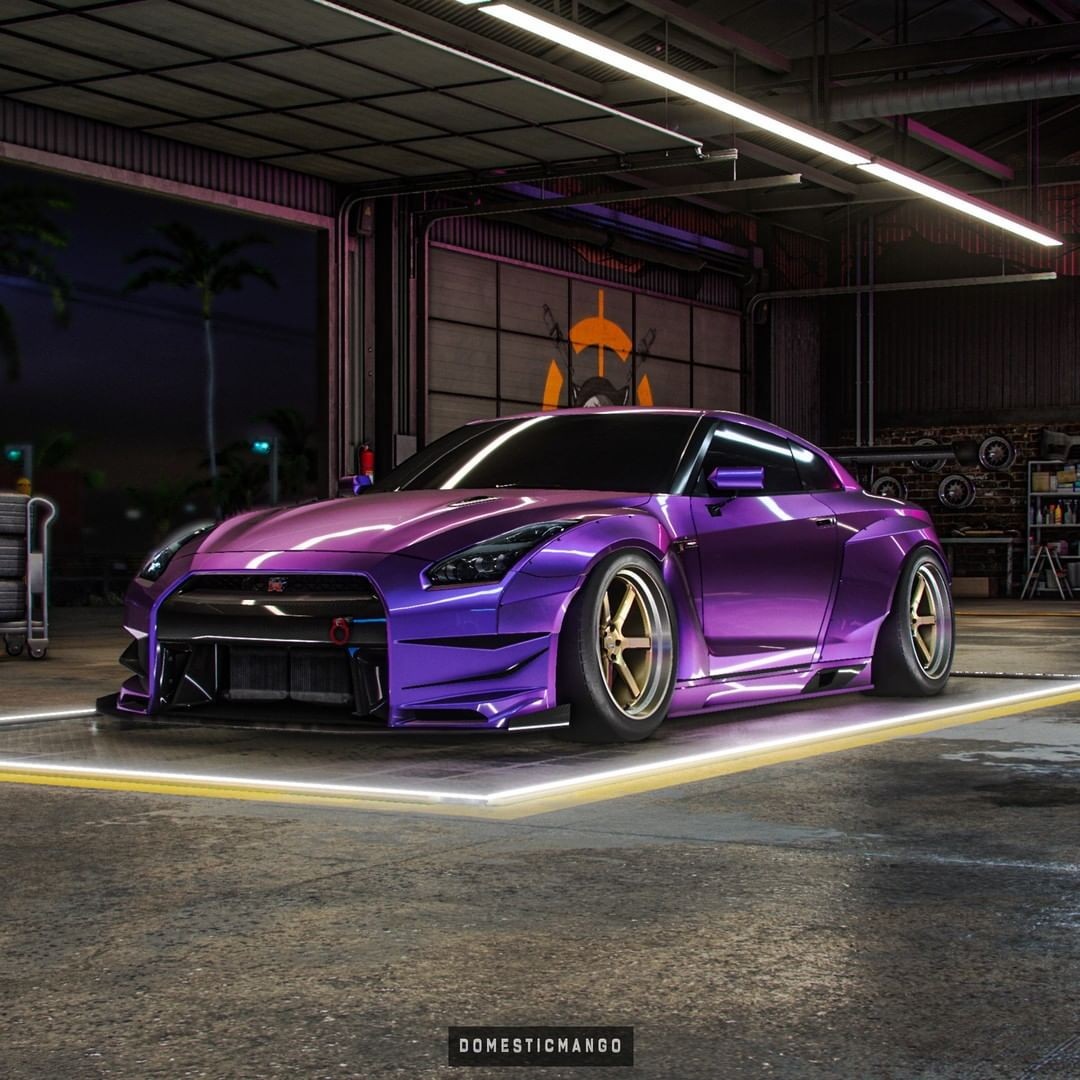 Nissan GTR in 2023  Purple car Nissan skyline gtr Car wallpapers