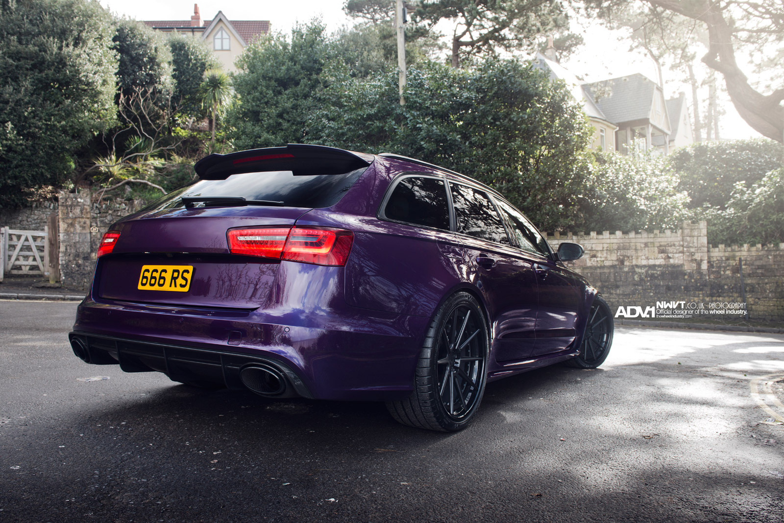Purple Sled Audi RS6 Avant on ADV.1 Wheels autoevolution