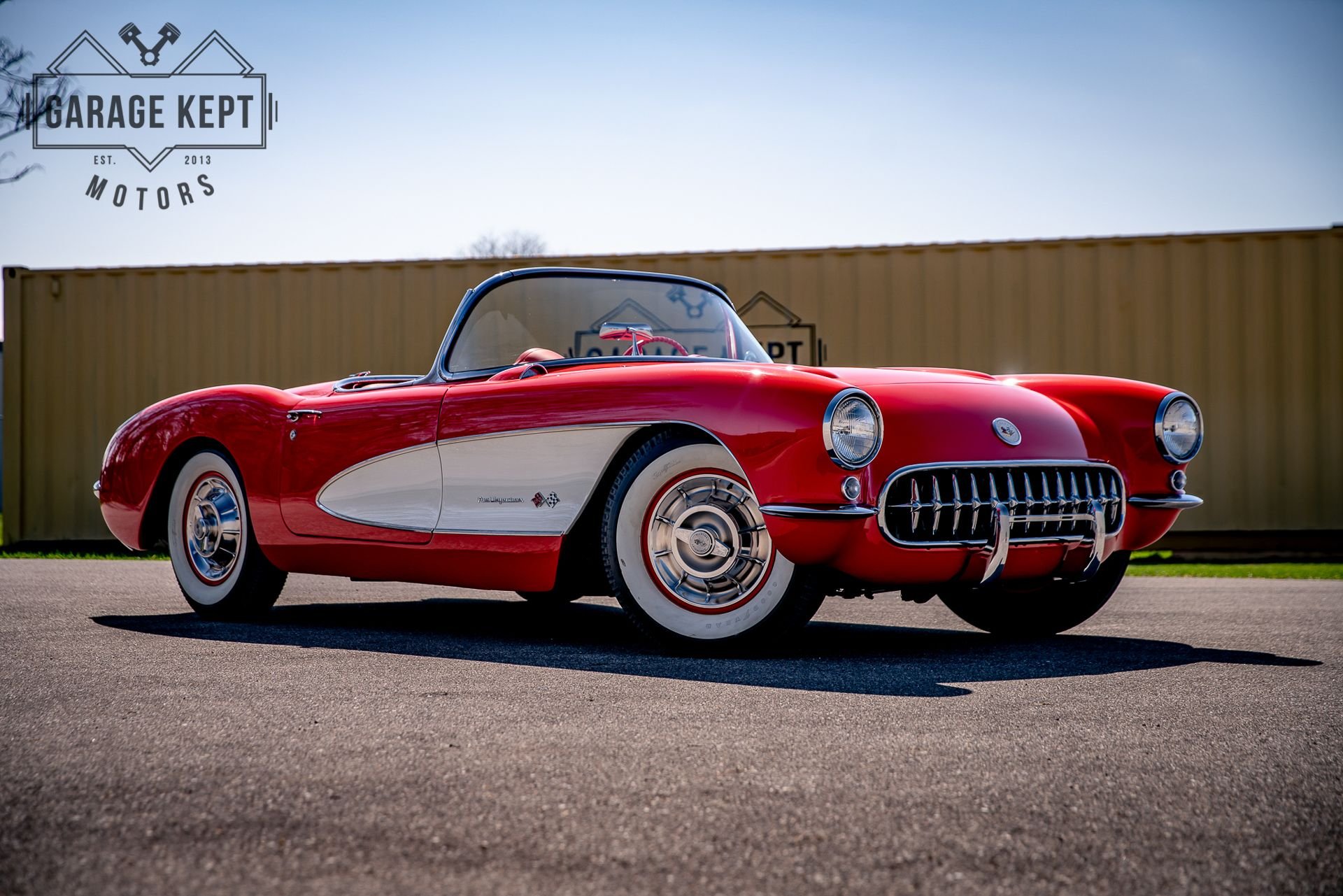 Red 1957 Chevy Corvette Fuelie Will Bring Back the Rock Age This 