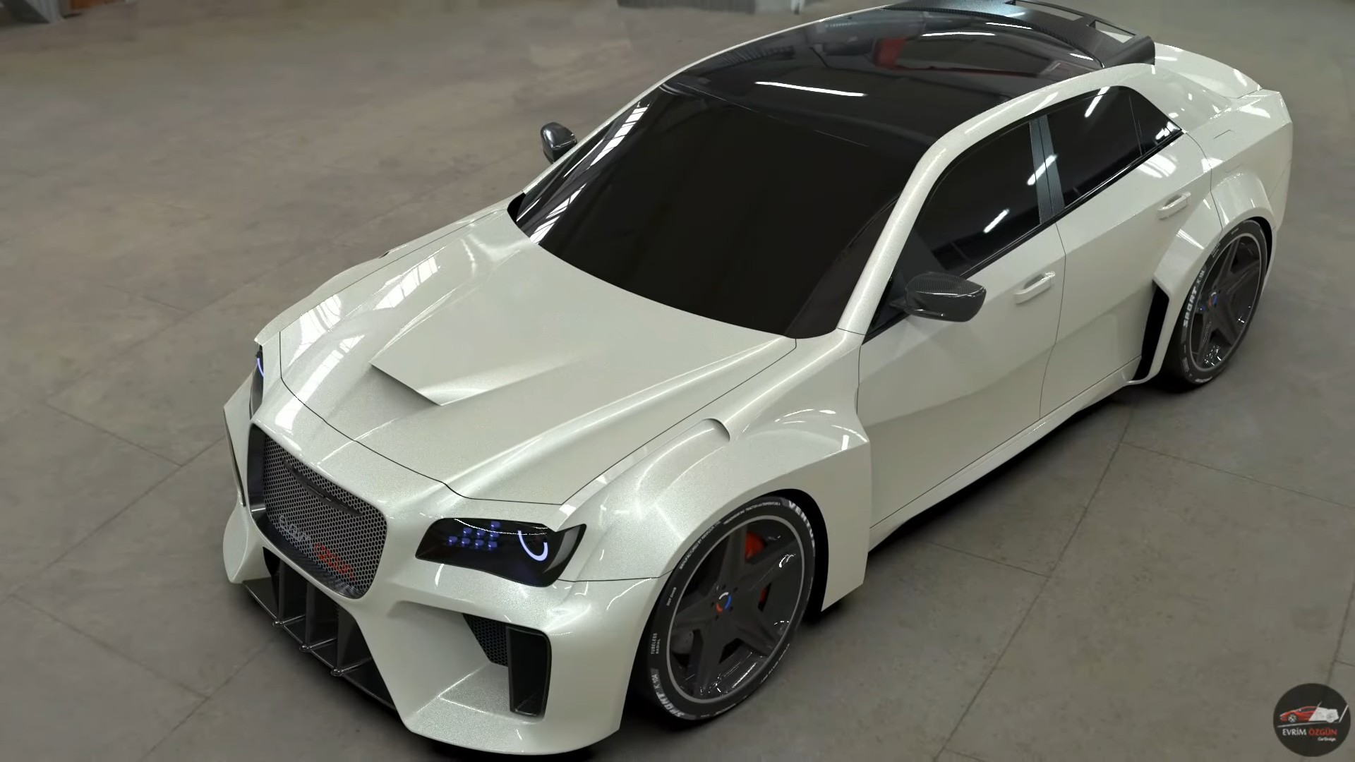 Redesigned 2024 Chrysler 300C Lives a Stunningly Widebody Lifestyle in