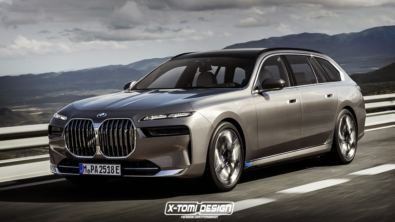 Redesigned, AllBlack BMW 7 Series Gets BatmanApproved Dose of CGI