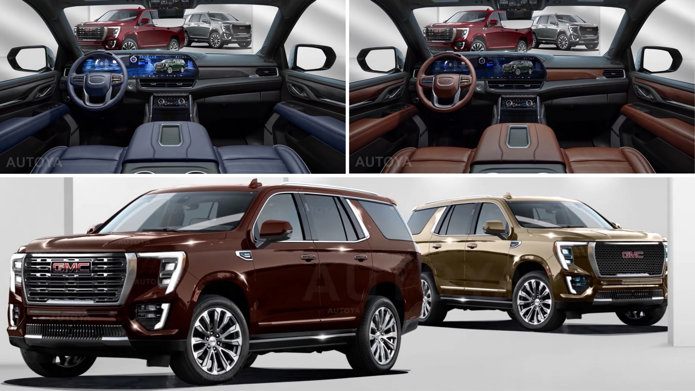 Refreshed 2024 GMC Yukon Denali Imaginatively Portrays Its Goodies From  Inside-Out - autoevolution