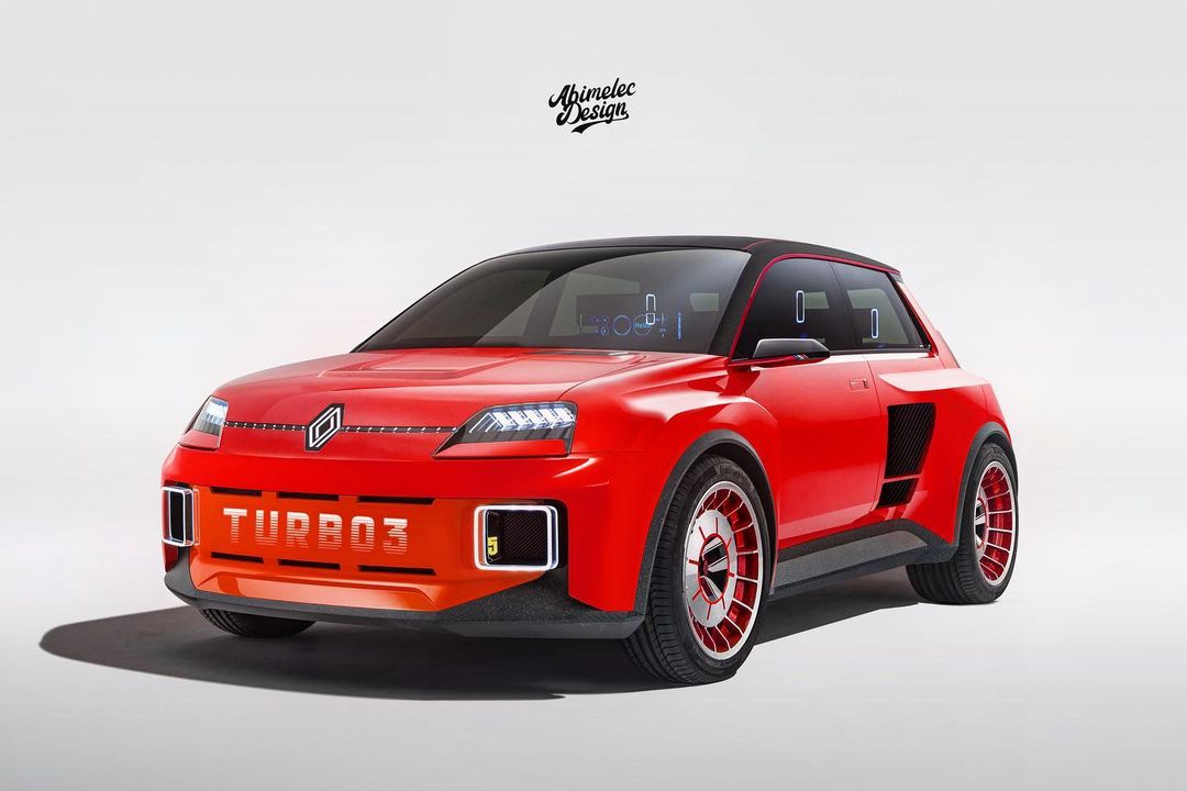 Renault 5 Electric "Turbo" Looks Like a Pocket Rocket in Blitz