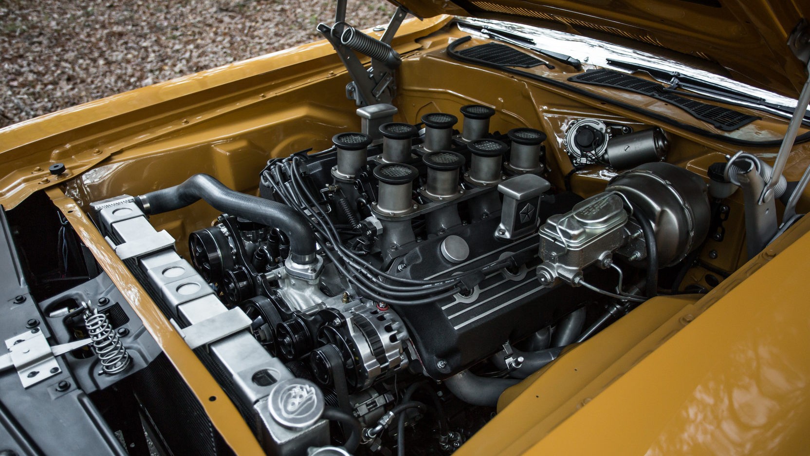 Dodge Challenger Restomod Packs 572 Cubic Inches of HEMI V8 Brawn.