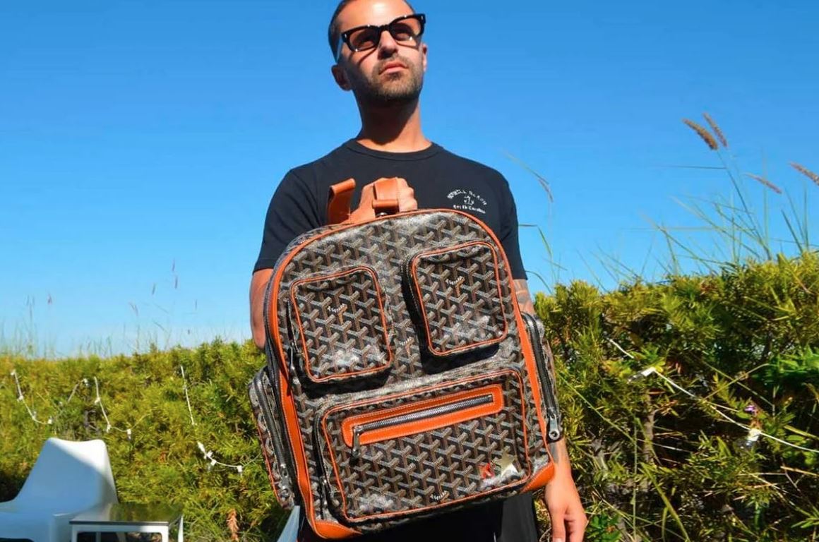 Kanye's Goyard Robot Face Backpack For Sale at $100K