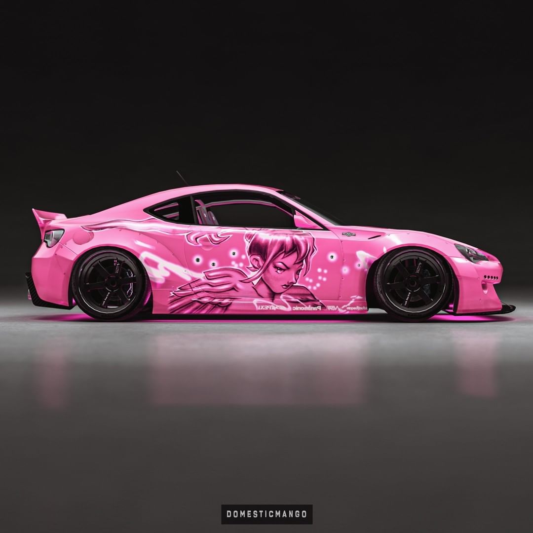 Rocket Bunny Toyota 86 Gets Suki Edition Makeover In Fast Pink Autoevolution