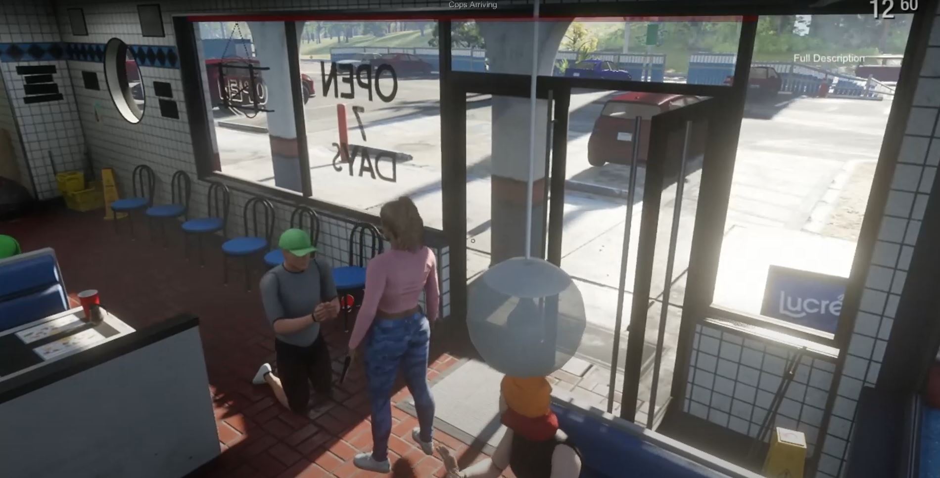 WG on X: Not sure how legit this GTA 6 leaked video is, but it definitely  looks like early alpha gameplay. Kinda reminds me of the diner scene from  Pulp Fiction.  /