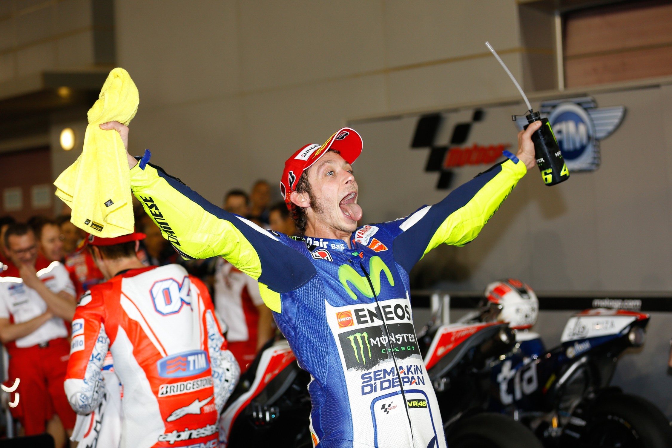 Rossi 2015 Debut Race in Ducati Blows Competition -