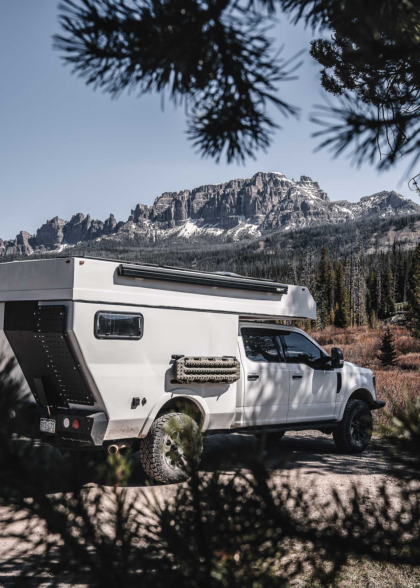 The Rossmӧnster Overland Baja Truck Camper Replaces the Pickup Bed