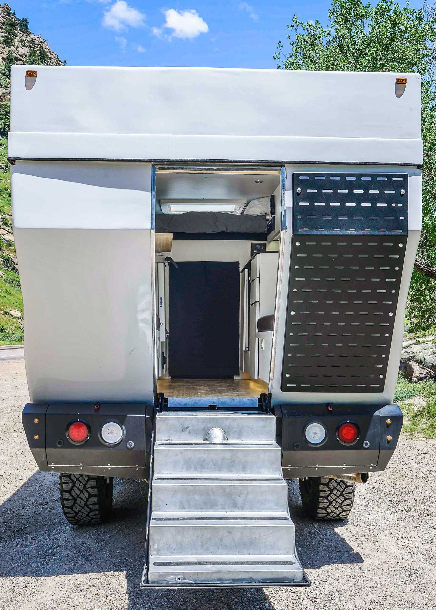 The Rossmӧnster Overland Baja Truck Camper Replaces the Pickup Bed