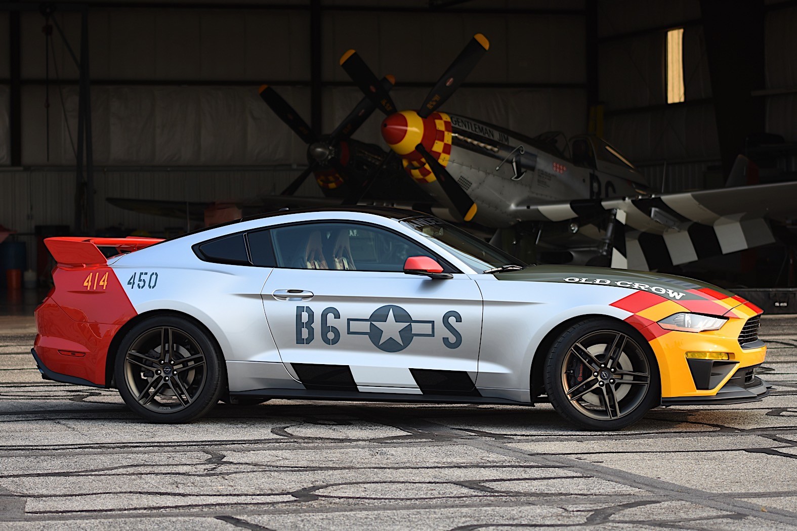 Roush Ford Mustang GT Old Crow Is How a WW2 Fighter Plane Looks