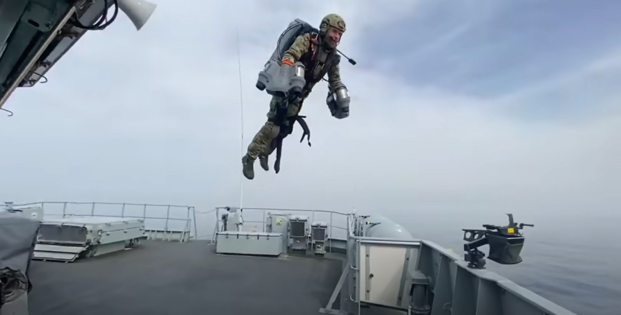 Royal Marines Take to the Sky With Their New Jetpacks, Board Ships ...