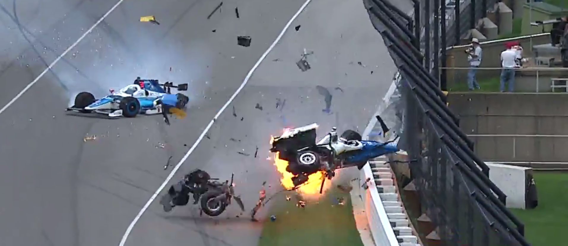 Scott Dixon S Horrible Indianapolis 500 Crash Is A Testament To Racing Safety Autoevolution