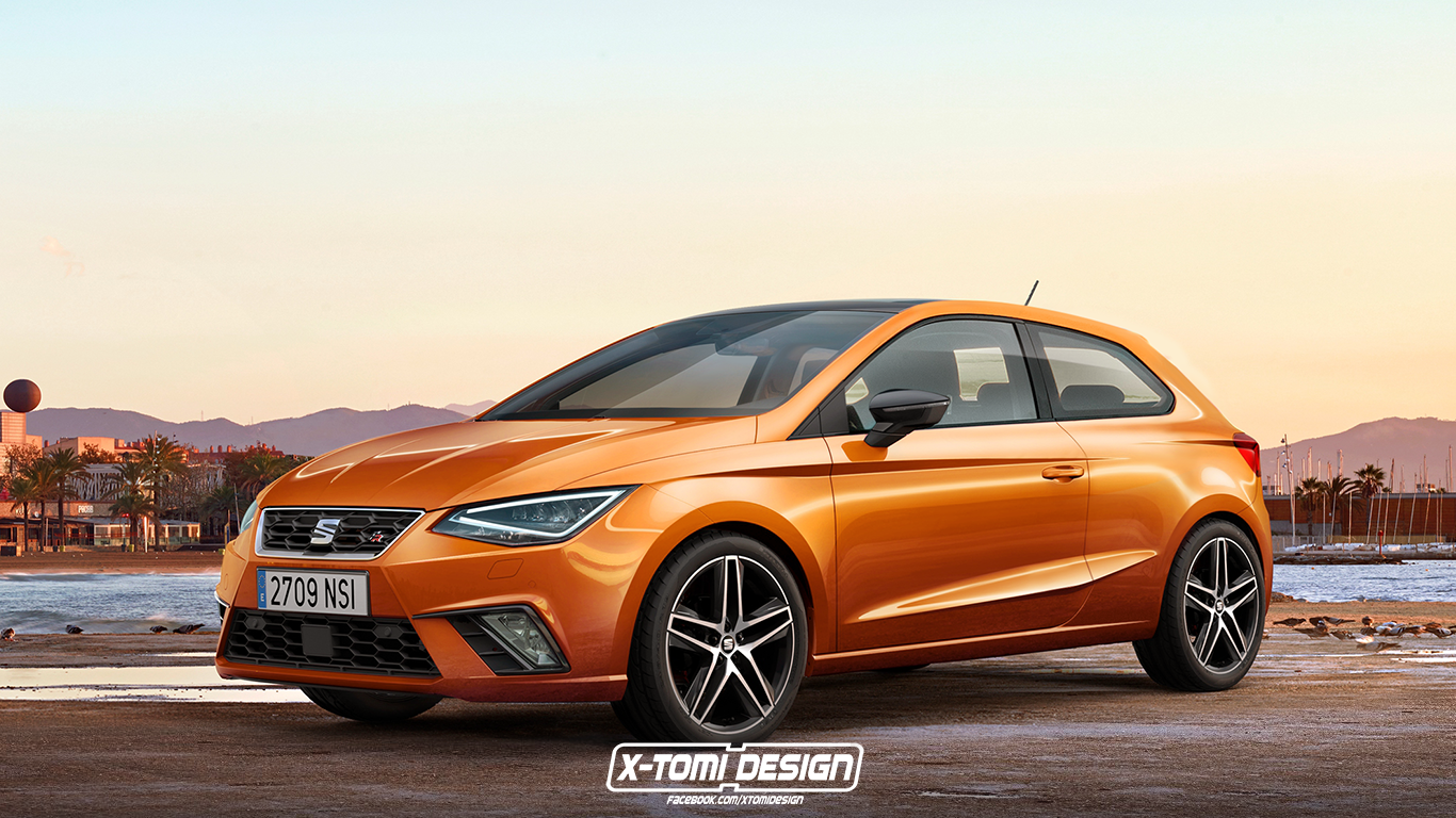  SEAT Ibiza ST and SC Renderings Are Joined by Cabriolet 
